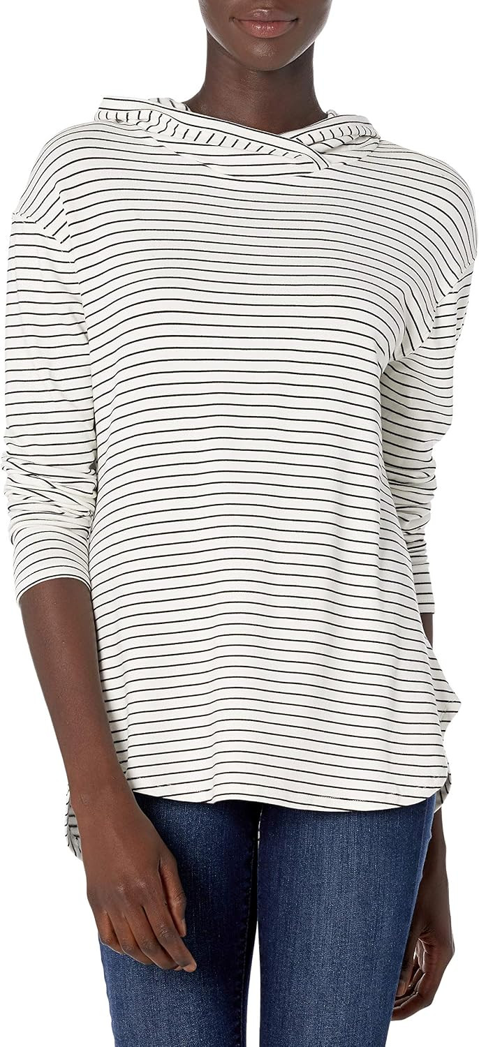 Daily Ritual Terry Long-Sleeve Hooded Pullover | Amazon (US)