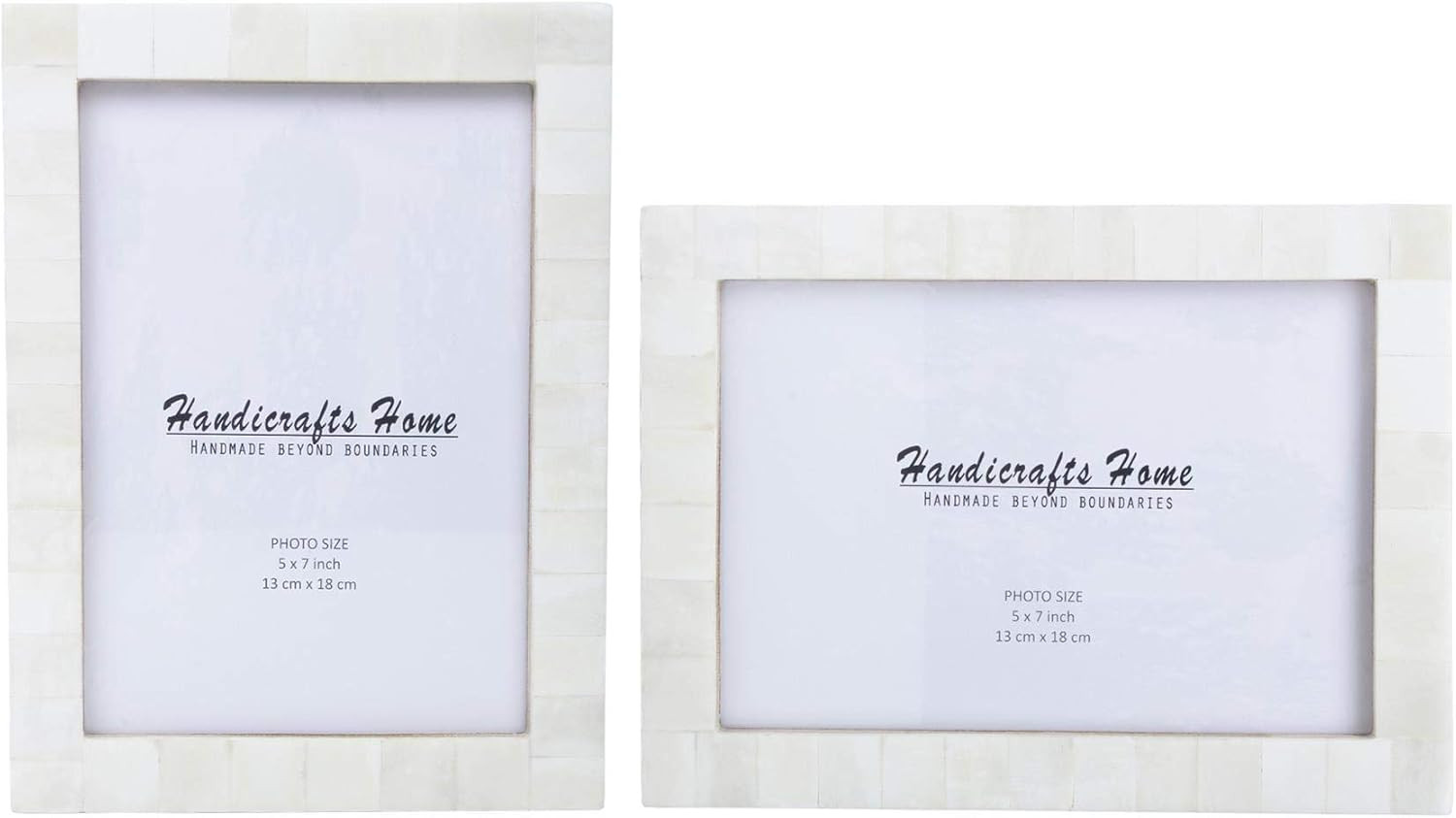 Handicrafts Home 5x7 Picture Frame Made of Solid Wood & Bone Inlay or Mother of Pearl Handmade Se... | Amazon (US)