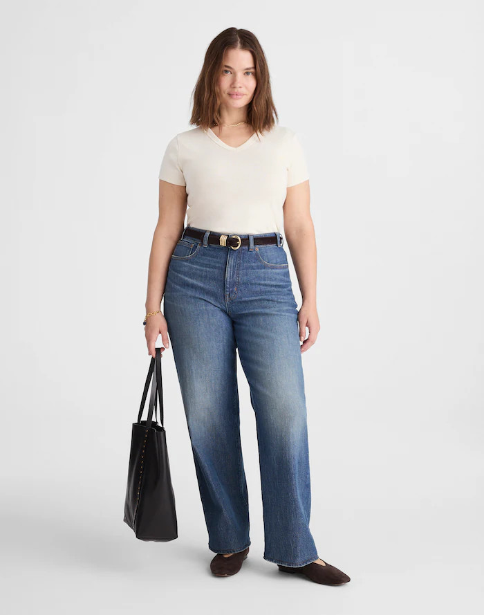 The Plus Perfect Vintage Wide-Leg Jean | Madewell