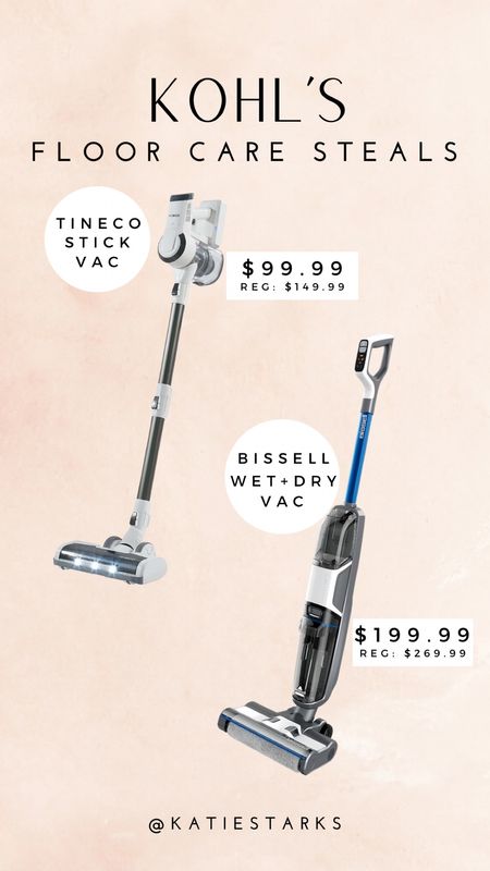 Kohl’s has some awesome sales going on for vacuums and wet/dry vacs! These are both highly rated and on major sales!

#LTKsalealert #LTKhome