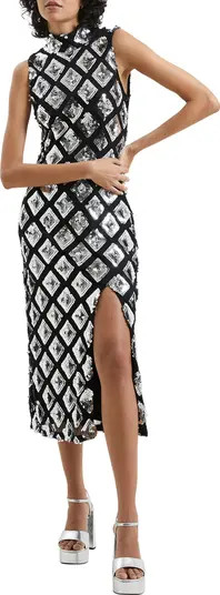 French Connection Axel Sequin Embellished Cocktail Dress | Nordstrom | Nordstrom