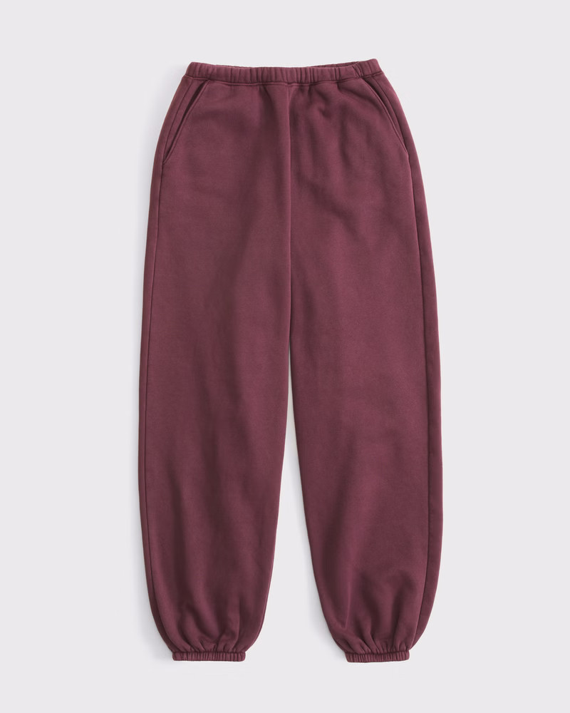 Women's High Rise Sunday Baggy Sweatpant | Women's Bottoms | Abercrombie.com | Abercrombie & Fitch (US)