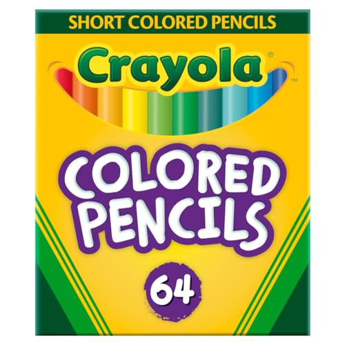 Crayola Mini Colored Pencils (Colors may vary), Coloring Supplies for Kids, 64 Count, Gift | Amazon (US)