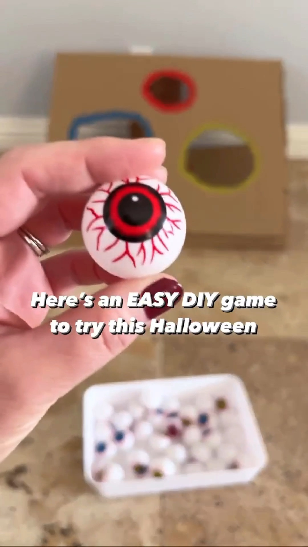 This is such a fun Halloween game! It was easy to make too, my kids even helped with our Makedo kid-safe cardboard tools. Save this one for your next Halloween party.

#LTKParties #LTKHalloween #LTKKids