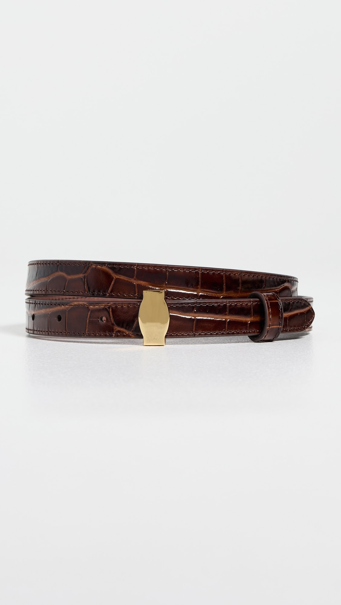 Croc Embossed Dash Belt | Shopbop