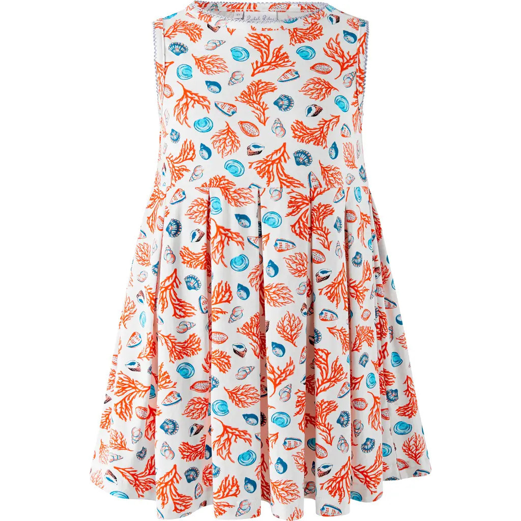 Rachel Riley Coral Jersey Dress in Orange at Nordstrom, Size 12 Uk | Nordstrom