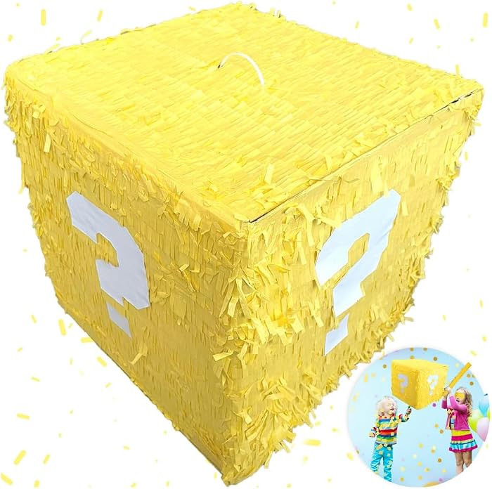 NINOSTAR Super Gamer 13.3” Pinata Storage Glowing Box Perfect for Birthdays, Parties, Gaming - ... | Amazon (US)