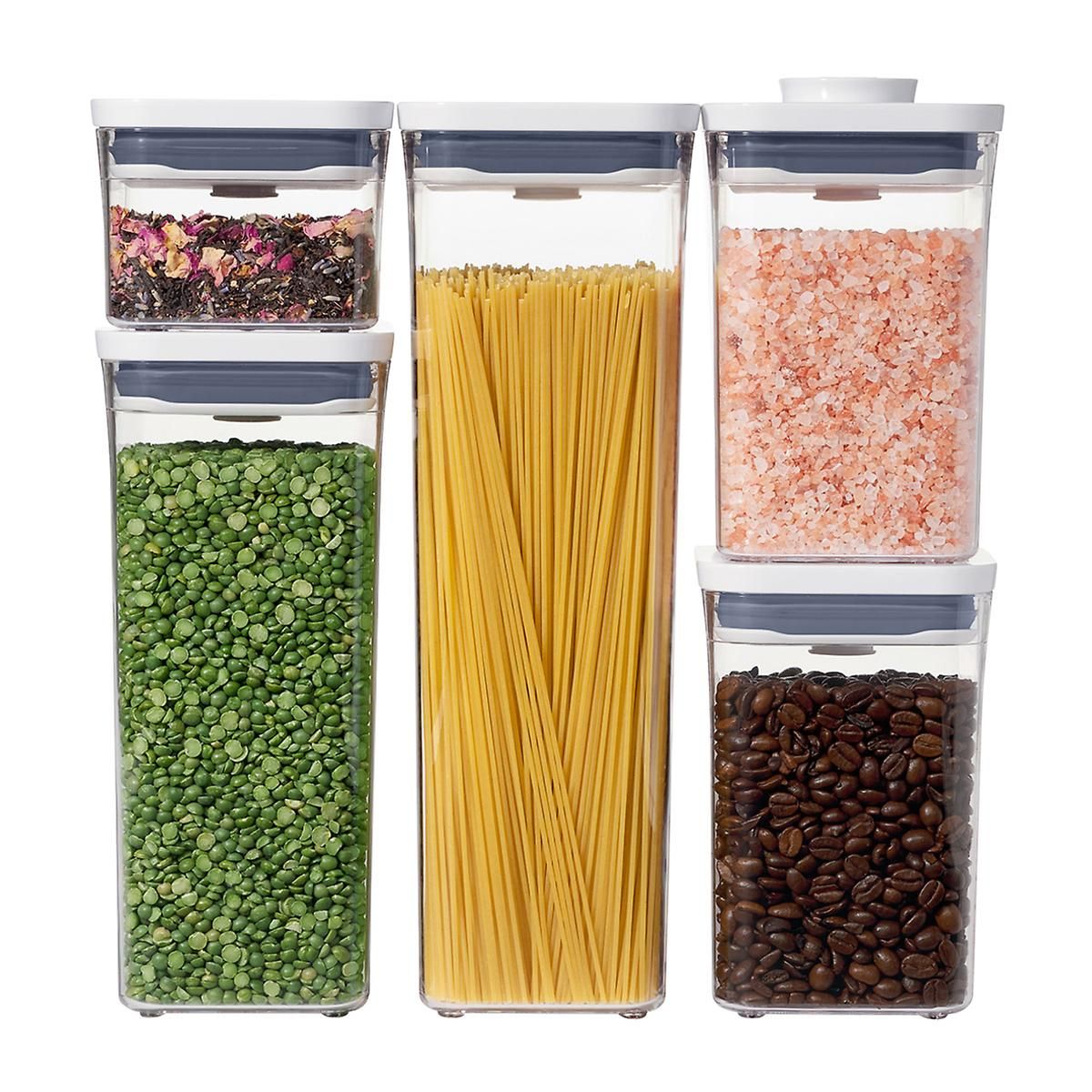 OXO Good Grips POP 5-Piece Canisters | The Container Store