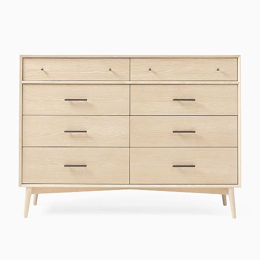 Mid-Century 8-Drawer Dresser (59") | West Elm (US)