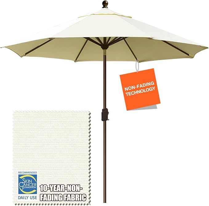EliteShade USA 10-Year-Non-Fading 9Ft Market Umbrella Patio Umbrella Outdoor Table Umbrella with ... | Amazon (US)