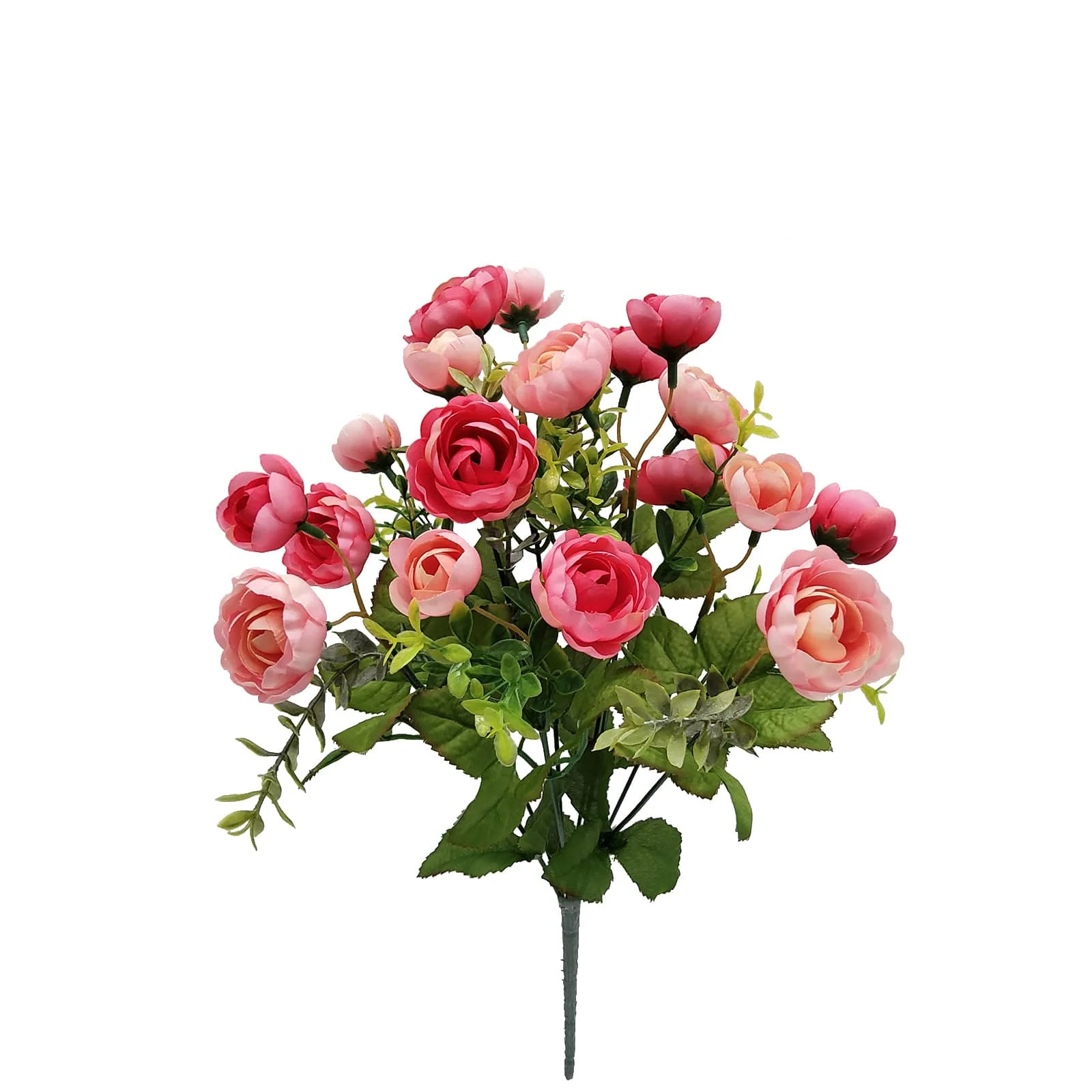 Mainstays Coral Mini Ranunculus Bush - Walmart.com | Walmart (US)