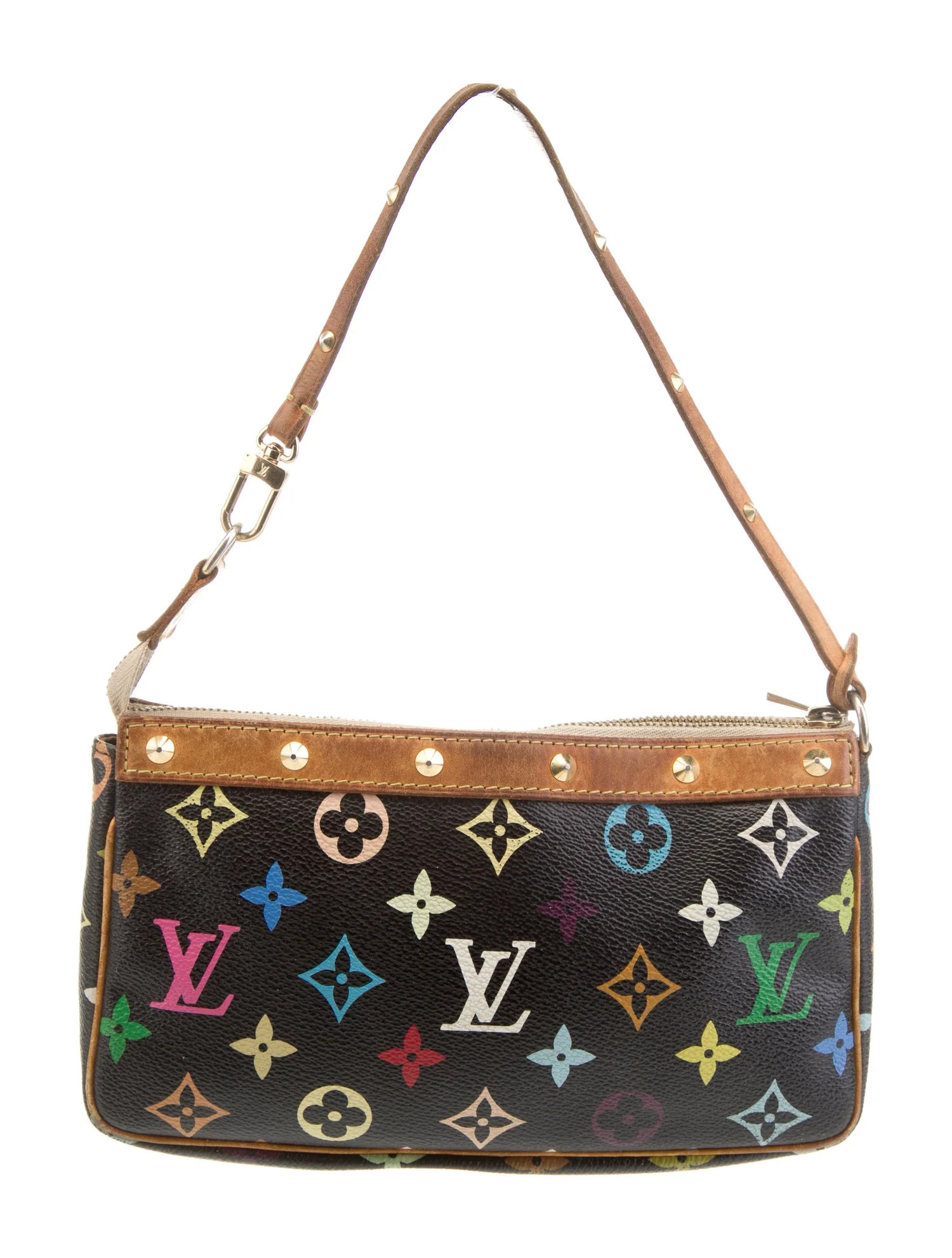 x Takashi Murakami Monogram Multicolore Pochette Accessories | The RealReal