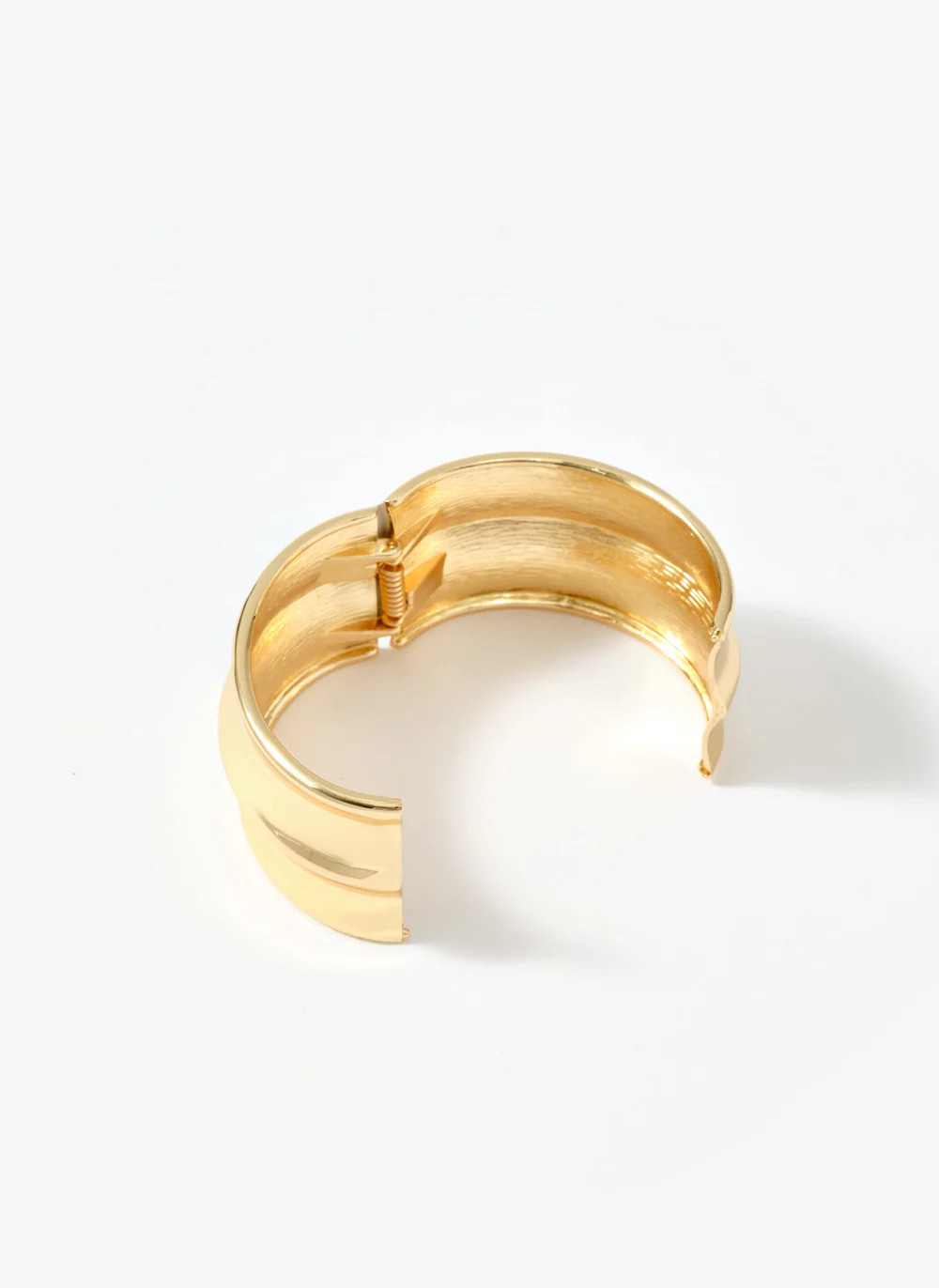 Gold Tone Statement Cuff Bracelet | Mint Velvet
