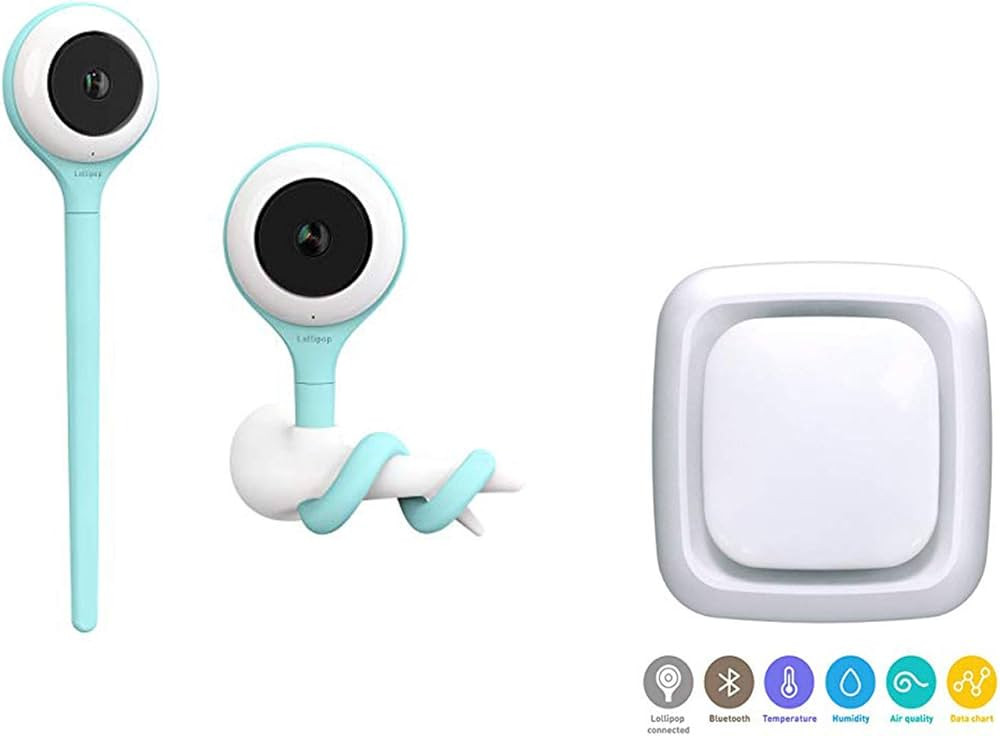 Lollipop Video Baby Monitor with Camera and Audio, Baby Camera Monitor with Crying Detection and ... | Amazon (US)