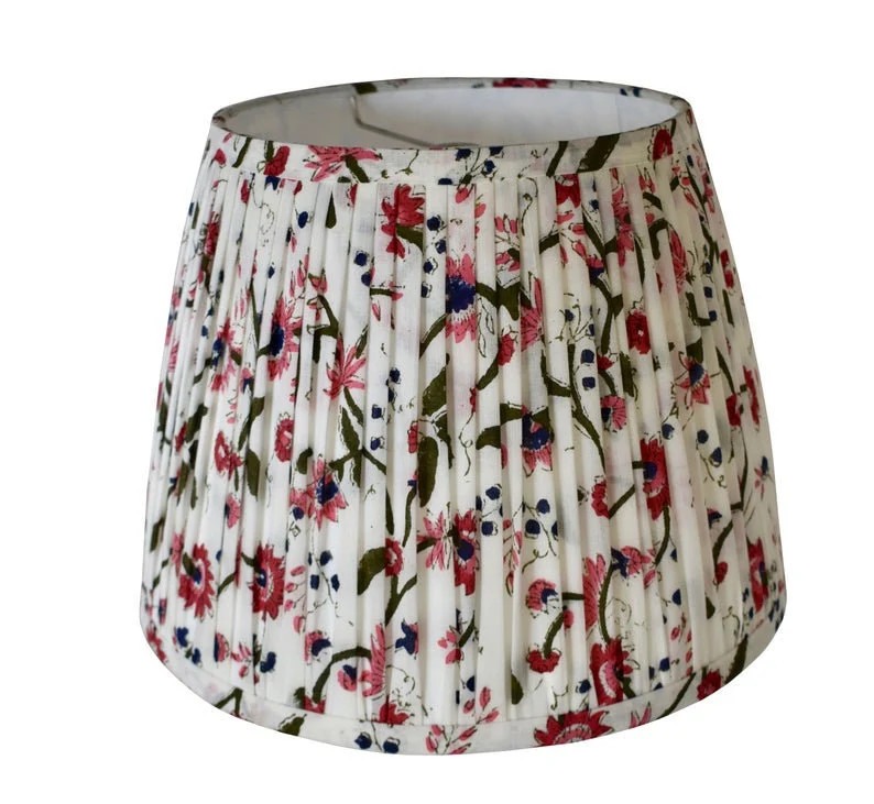 Pleated Lampshade-lamp Shade-pink Blue Green Pleated Sconce | Etsy | Etsy (US)