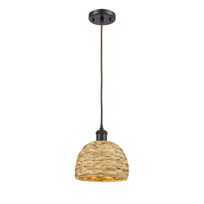 Malaga Woven Rattan 1 Light Cord Hung Pendant | Wayfair North America