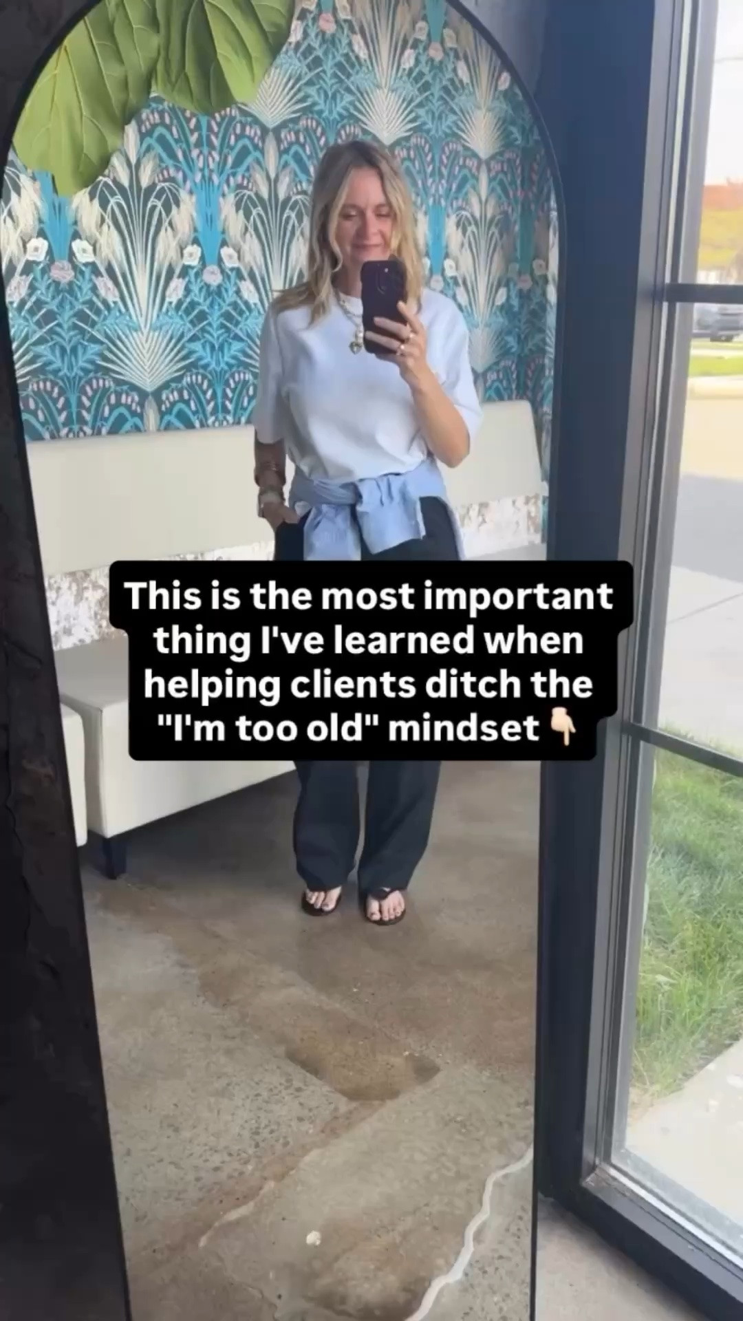 “I’m too old to wear that.” We hear it all the time, but here’s the truth: Style doesn’t have an expiration date. 

One of the most important things we’ve learned when helping clients ditch the “too old” mindset is that age isn’t the issue—confidence is. 
💡 Confidence comes from wearing clothes that reflect you today. 
💡 It’s about embracing timeless wardrobe staples and sprinkling in trends that feel authentic. 
💡 It’s choosing fit, fabrics, and accessories that support how you want to show up in the world. 

Age isn’t a limit—it’s an asset. You’ve earned your confidence, so let’s style it to match. - DM us if you’re ready to love your wardrobe at every age. Let’s create outfits that feel effortless and you. 

#StyleForEveryAge #AgeConfidentStyle #ConfidentDressing #PersonalStylistTips #WardrobeConfidence PersonalStylist EffortlesStyle.