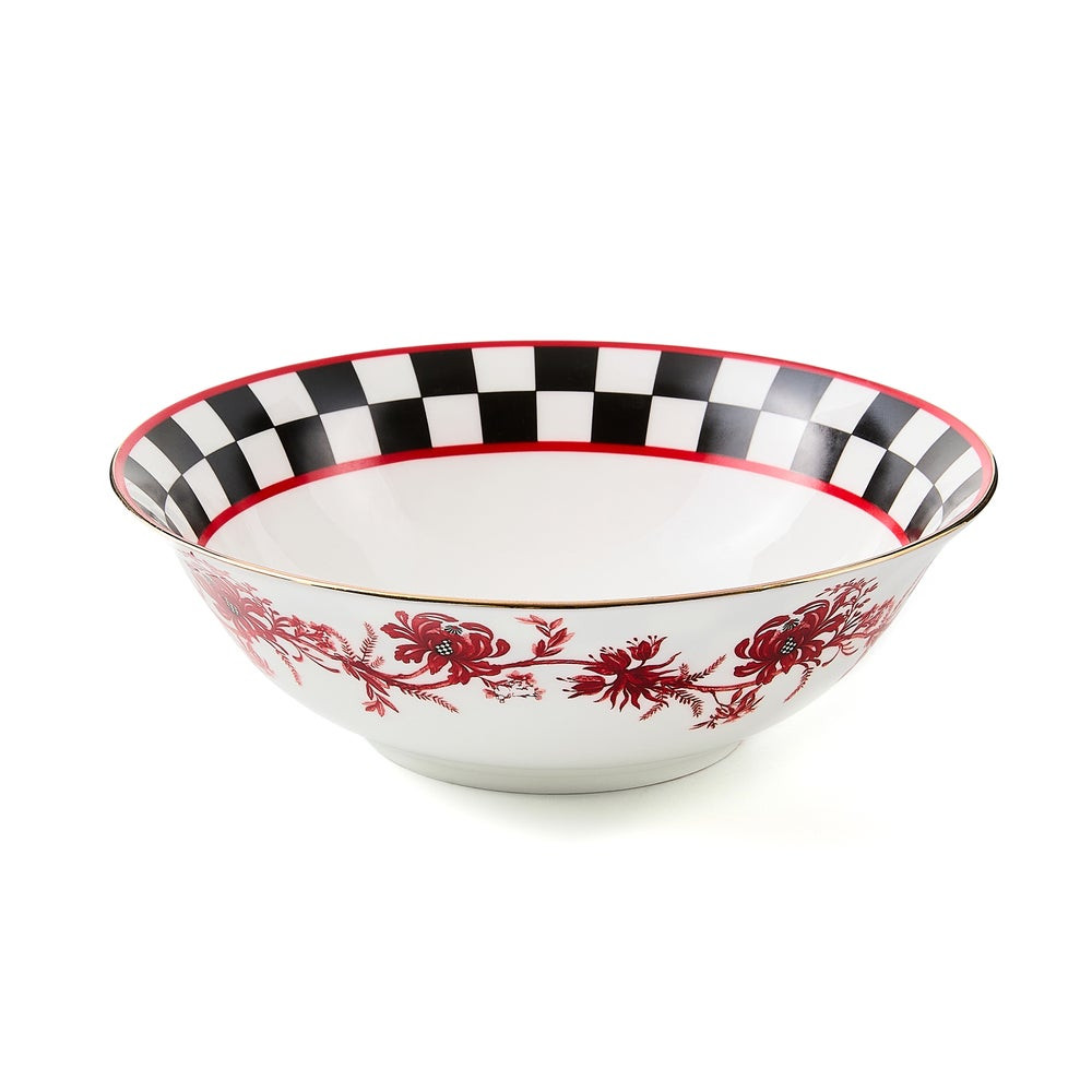 Cardinal Toile Bowl | MacKenzie-Childs