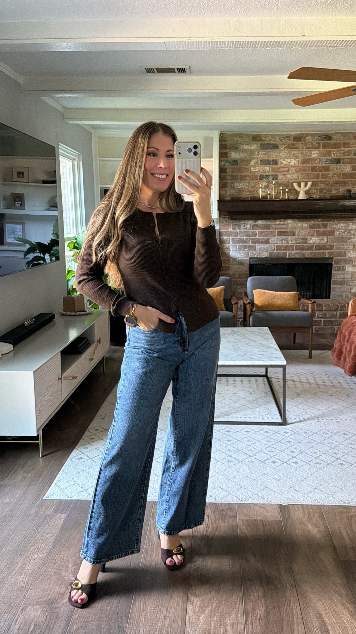 Head to toe @Walmart 

Wearing medium in cardigan, size 6 in Scenario jeans; I’m 5’6”

#LTKootd #LTKOver40 #LTKmomlife