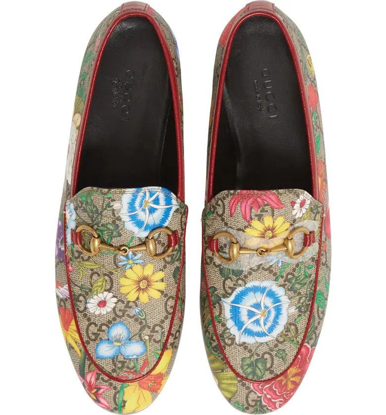 New Jordaan Floral GG Supreme Loafer | Nordstrom