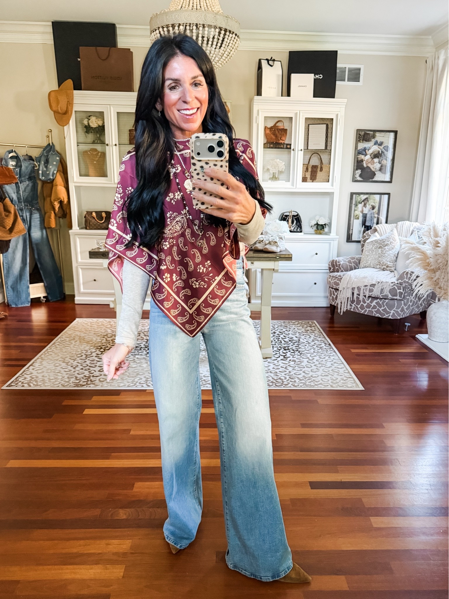 This bandana cape is so adorable 
@Anthropologie

#LTKootd #LTKSeasonal