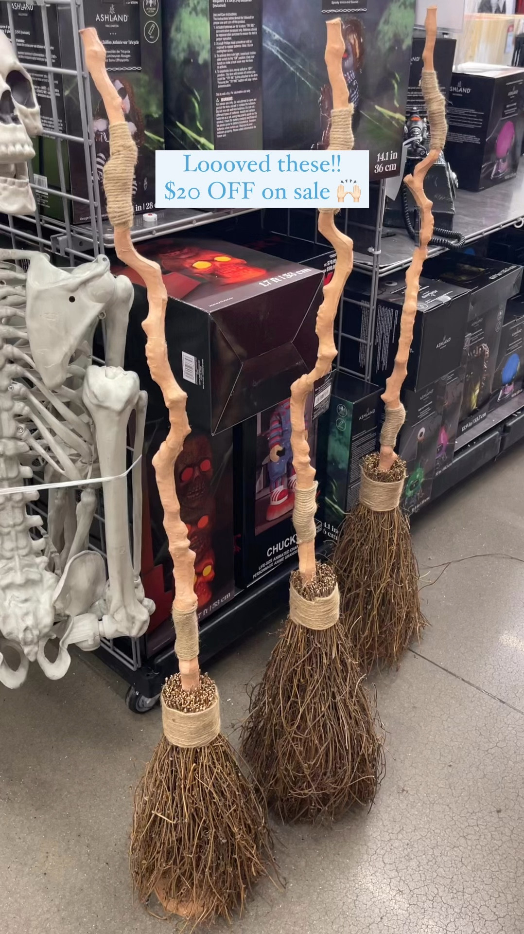 Really loved these witches brooms I spotted at Michael’s!! They’re large and not flimsy at all! Was very impressed by the quality and right now they’re $20 OFF making them under $30! 🙌🏻🧹🍂🧙‍♀️

A cute piece to add to your coastal Halloween decor!!

#LTKHome #LTKFindsUnder50 #LTKVideo