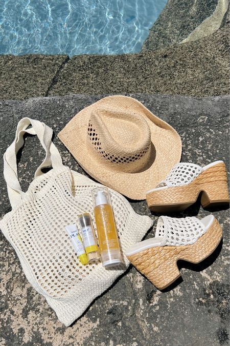 Vacation inspo. Save 20% with code MAXIE on princess Polly & MAXIE20 on Marc fisher

Pool accessories, beach accessories, summer spf, vacation spf, vacation heels, heel sandals, vacation hat, affordable crochet bag, summer bag, pool bag, beach bag

#LTKswim #LTKtravel #LTKSeasonal