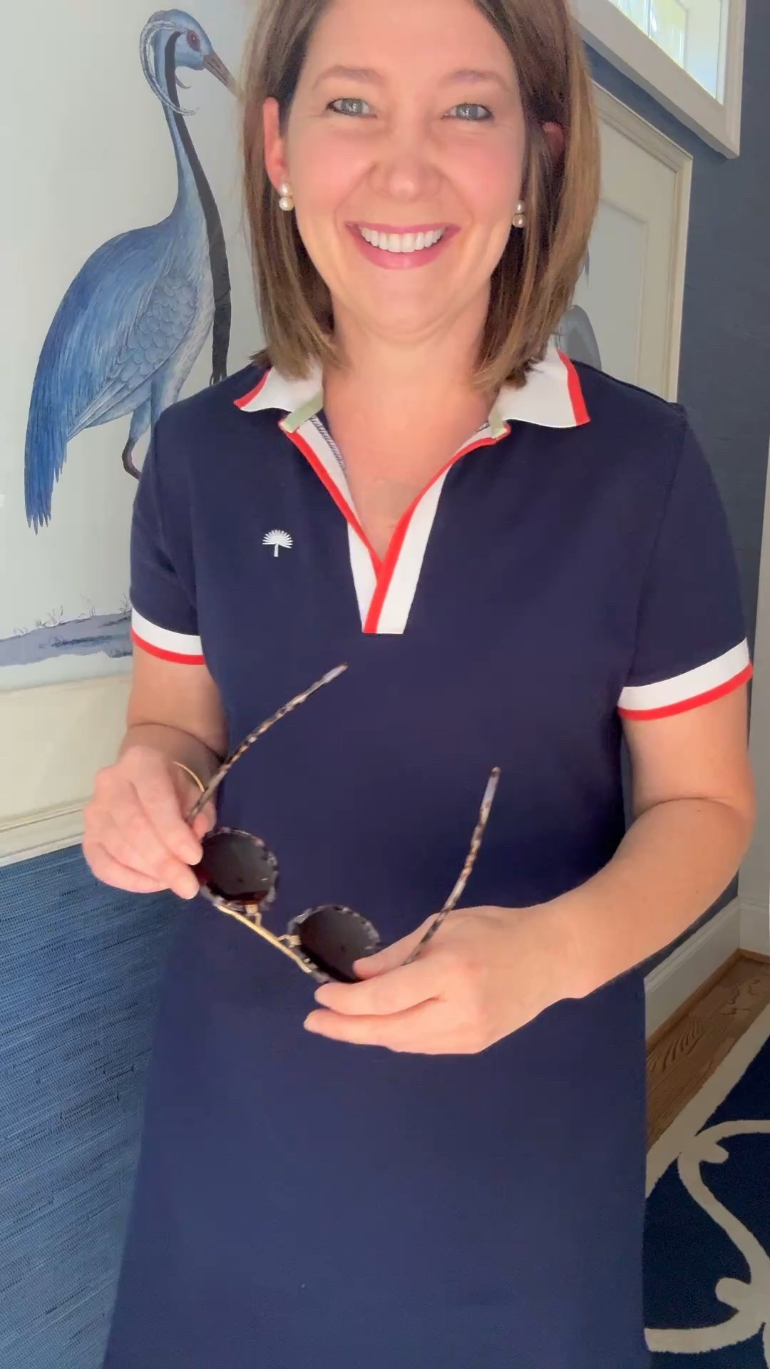 Sporty and cute navy short-sleeve dress

ALWAYSAGNES says it’s TTS. 

#LTKSeasonal #LTKOver40 #LTKFindsUnder50