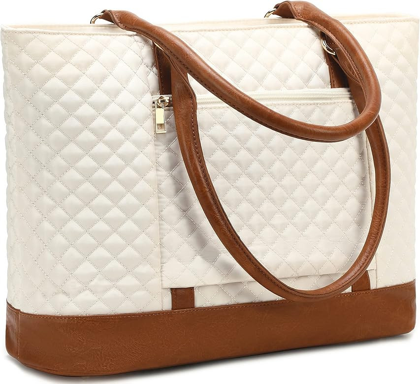 Large Tote Bag for Women 15.6 Inch USB Laptop Shoulder Purse Bag for Teacher Work School Travel H... | Amazon (US)