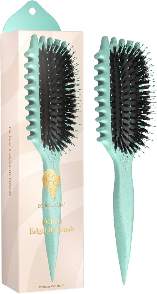 Bounce Curl Define EdgeLift Brush, 5-in-1 Tool for Effortlessly Defined Curls, Waves & Coils, Red... | Amazon (US)