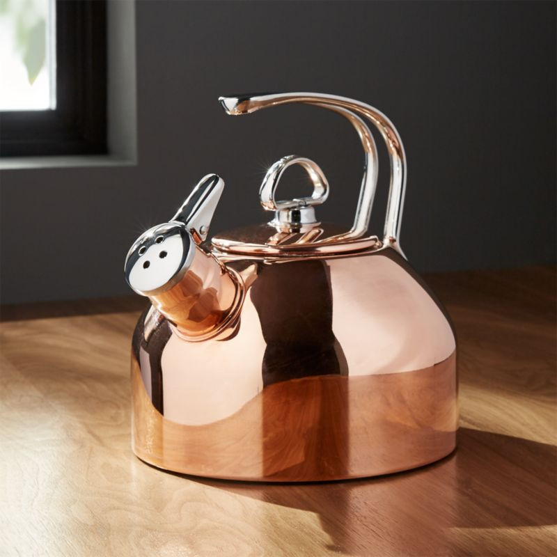 Chantal Classic Copper Tea Kettle + Reviews | Crate & Barrel | Crate & Barrel