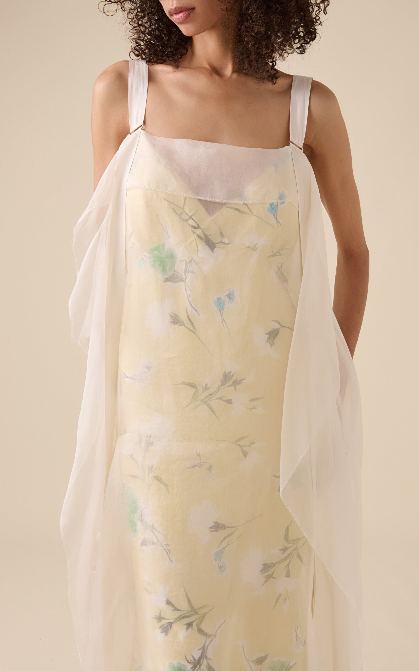 V-Neck Slip Midi Dress | Moda Operandi (Global)