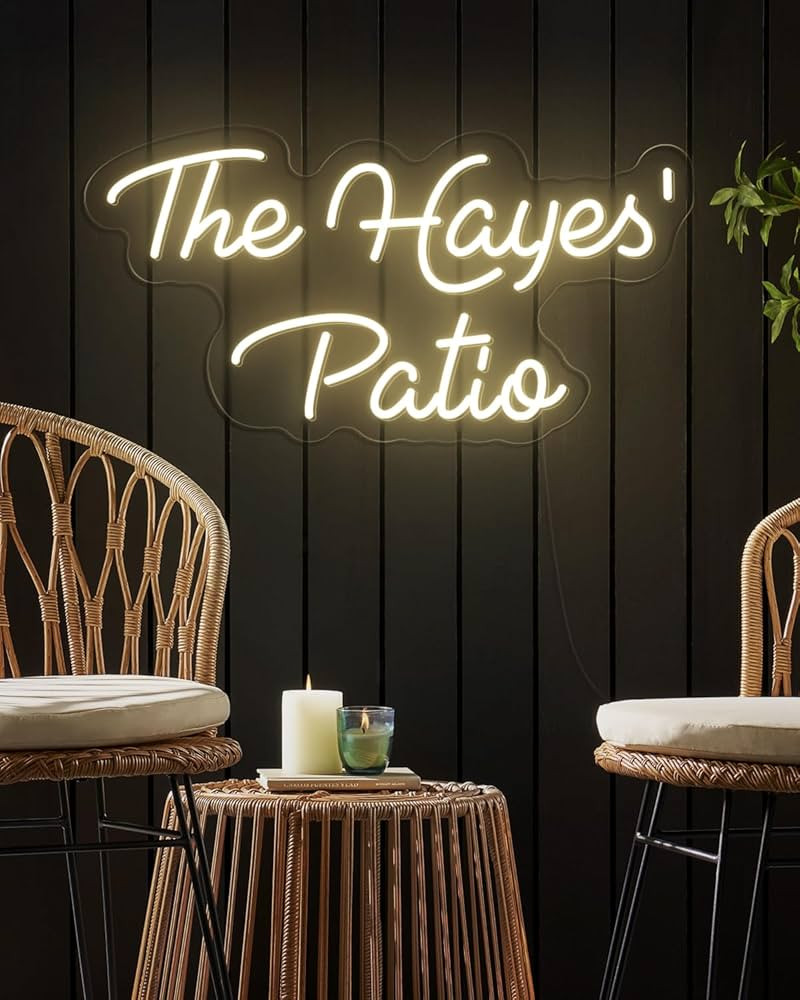 MinIeoh Custom Outdoor Neon Sign Waterproof, Outdoor Neon Sign For Backyard, IP65 Waterproof Larg... | Amazon (US)