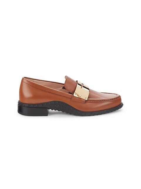 Tod's Leather Bit Loafers on SALE | Saks OFF 5TH | Saks Fifth Avenue OFF 5TH (Pmt risk)