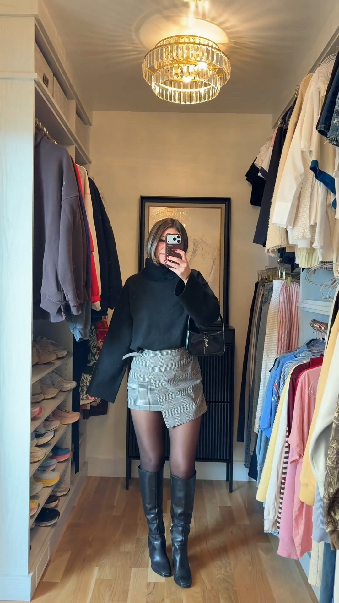 old navy mini wrap skirt for $28 with online discount styled 6 different ways for fall 🤌🏻🍂

Sizing: i'm 5'4" and typically wear a small/2
xs petite skirt 
large sweatshirt 

vici: emerson35
Revolve code: tulip

Fall transitional, Fall event, Workwear, wrap skirt, Chunky sweater, Mesh top, oversized sweatshirt, faux fur jacket, black boots, suede boots, leather boots, brown boots