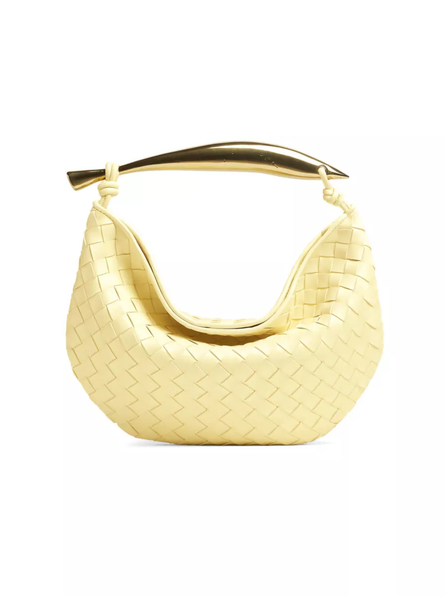 Sardine Intrecciato Leather Top-Handle Bag | Saks Fifth Avenue