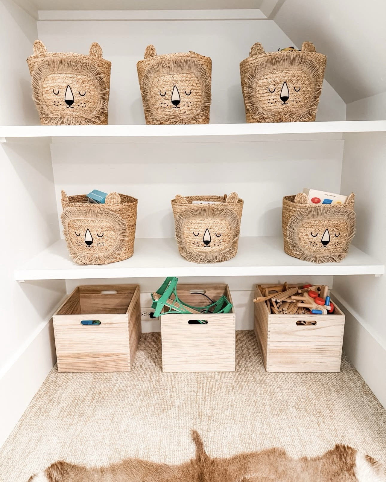 Proof that baskets do more than just look pretty! 