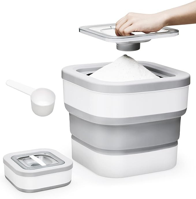 Conworld Laundry Detergent Container, Laundry Powder Dispenser with Scoop for Laundry Room Décor... | Amazon (US)