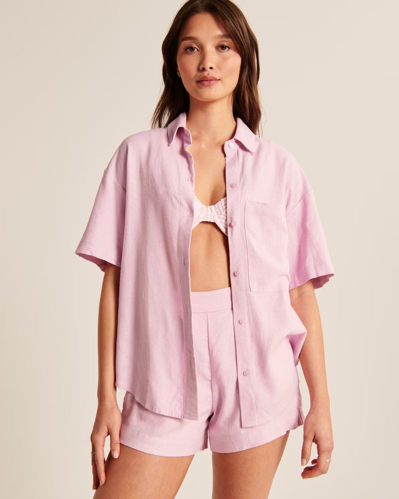Oversized Resort Shirt | Abercrombie & Fitch (US)