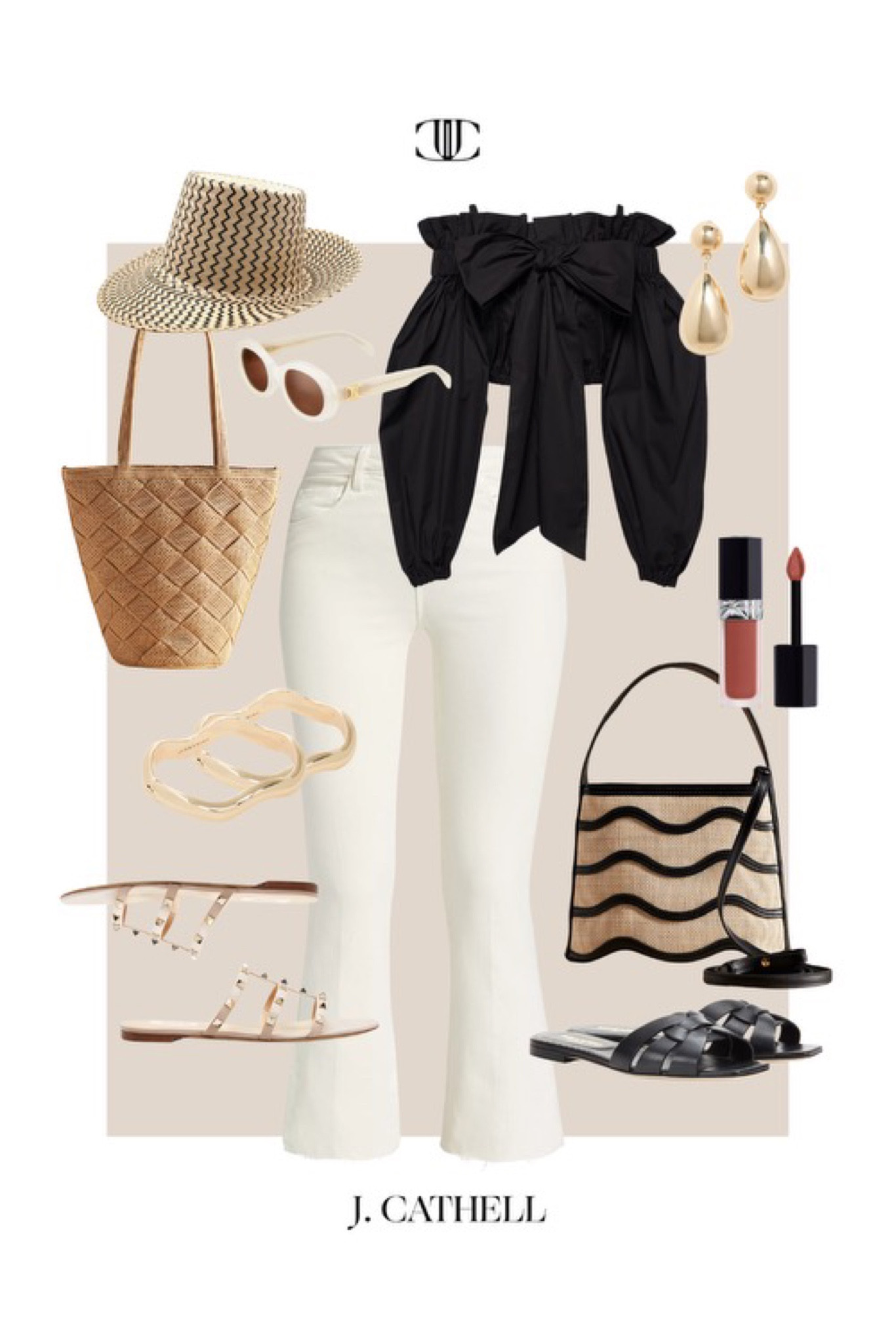 Effortless style is something that is comfortable, effortless and not a bit fussy.  Day to day I strive to achieve this look since I’m a busy mom on the run.  I’ve curated various look for you today that embody just this. 

White denim, fedora, belt, casual outfit, slides, summer outfit, easy outfit, earrings, t-shirt, sandals,  crop top, ruffled top

#LTKswim #LTKstyletip #LTKover40