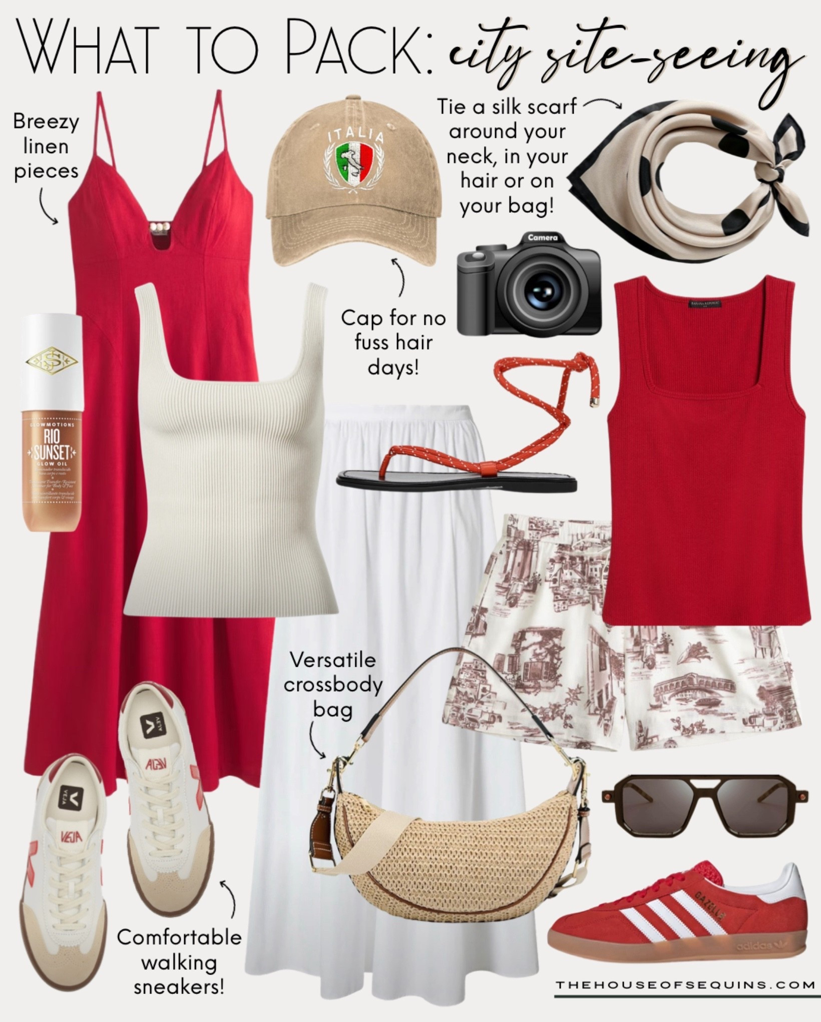 Pack for a European summer vacation! Italian summer, beach vacation, site seeing outfits, travel essentials, packing must haves, travel outfit

Comment SHOP below to receive a DM with the link to this post on my LTK ⬇ https://liketk.it/5hcAV