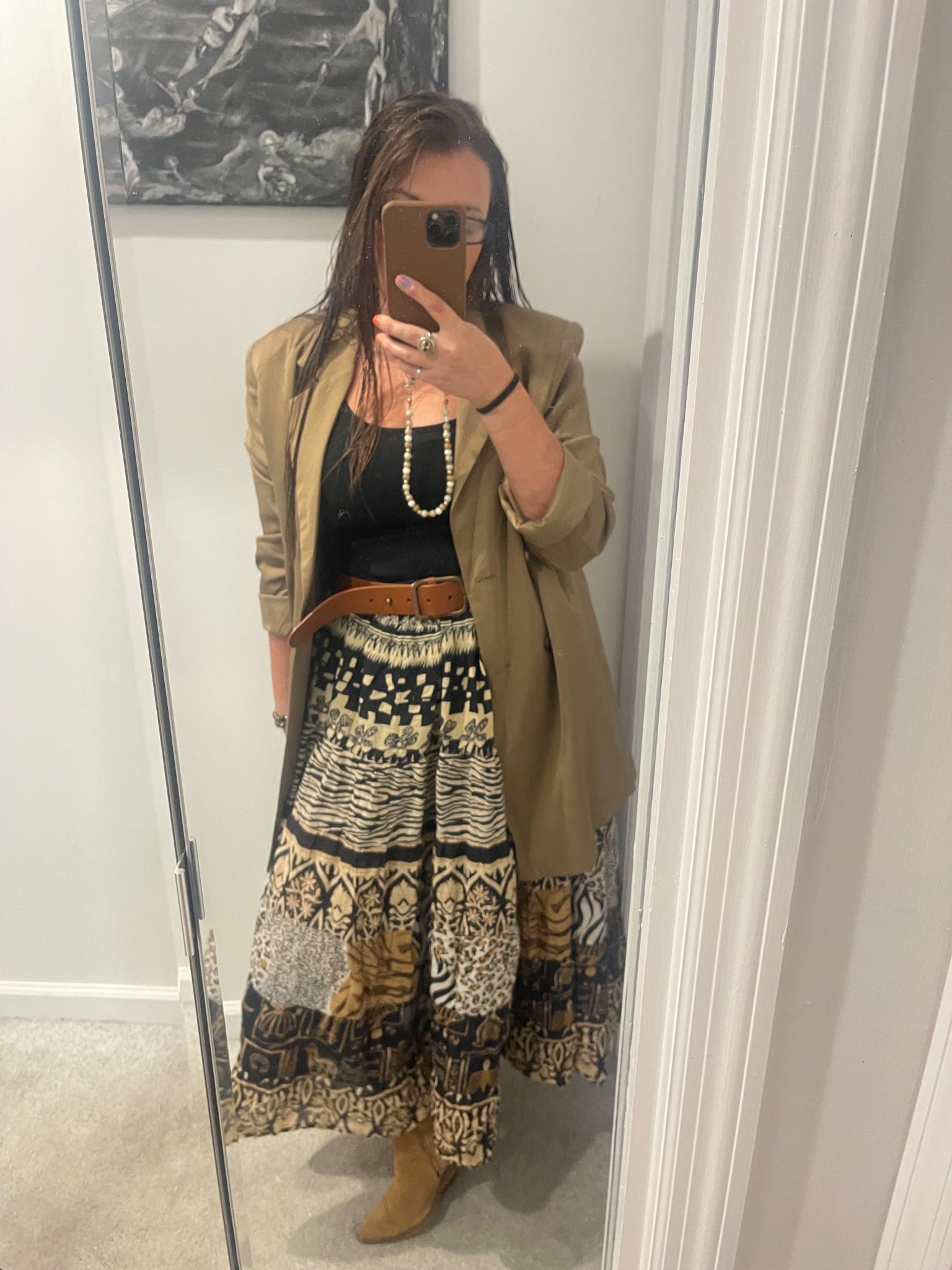 Thrifted lewk - but linked similar 🐆 

#LTKStyleTip #LTKItBag #LTKWorkwear