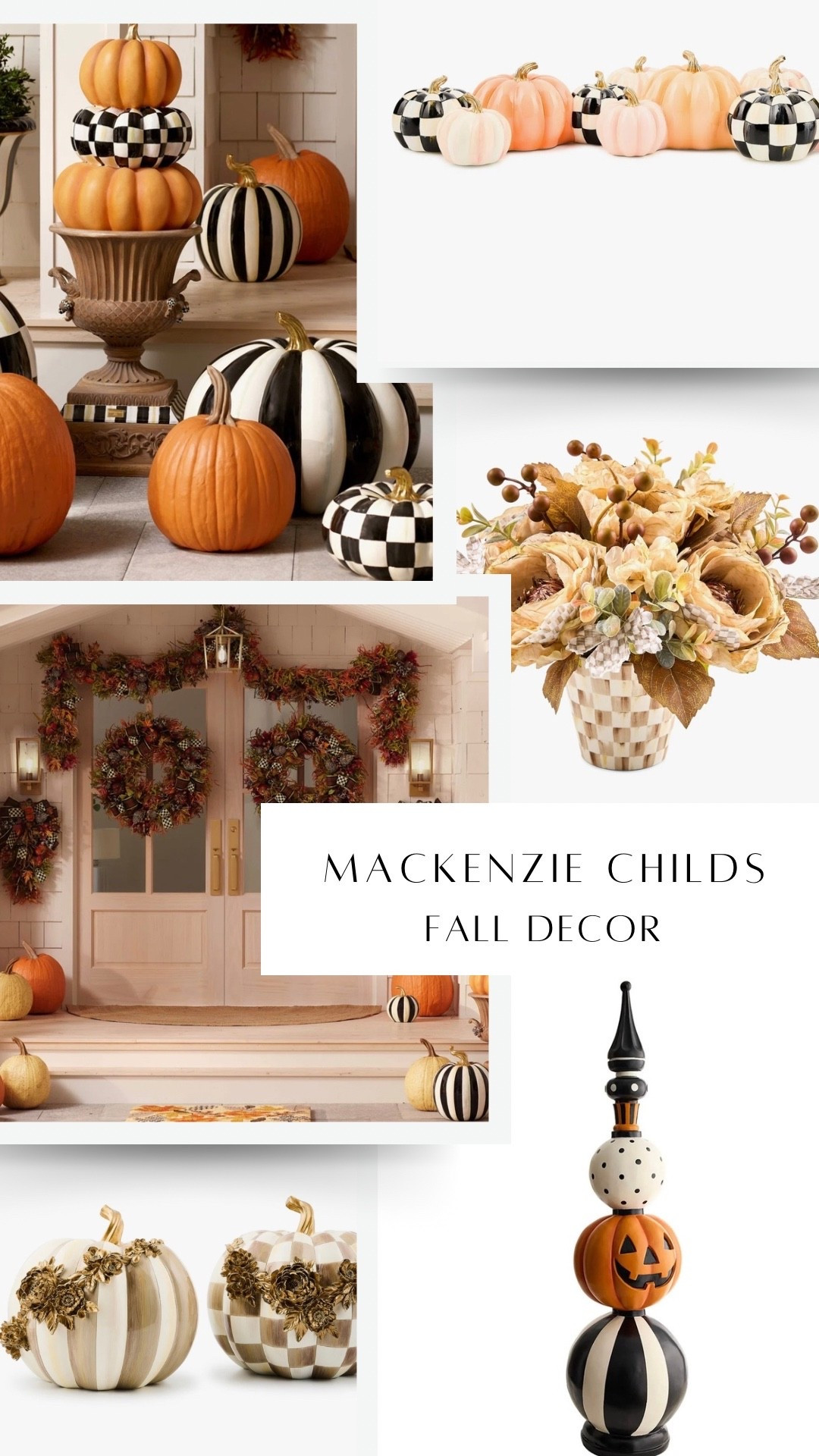 🍂 Mackenzie-Childs Fall Favorites 🍂

If you’re dreaming of a cozy, elevated fall home, these Mackenzie-Childs pieces are the perfect place to start. From their iconic hand-painted patterns to charming pumpkins and timeless accents, every piece adds warmth, character, and a touch of luxury to your seasonal decor.

Shop all of our favorite Mackenzie-Childs fall finds and bring a little autumn magic into your home. 🤎✨

#LTKSeasonal #LTKU #LTKHome
