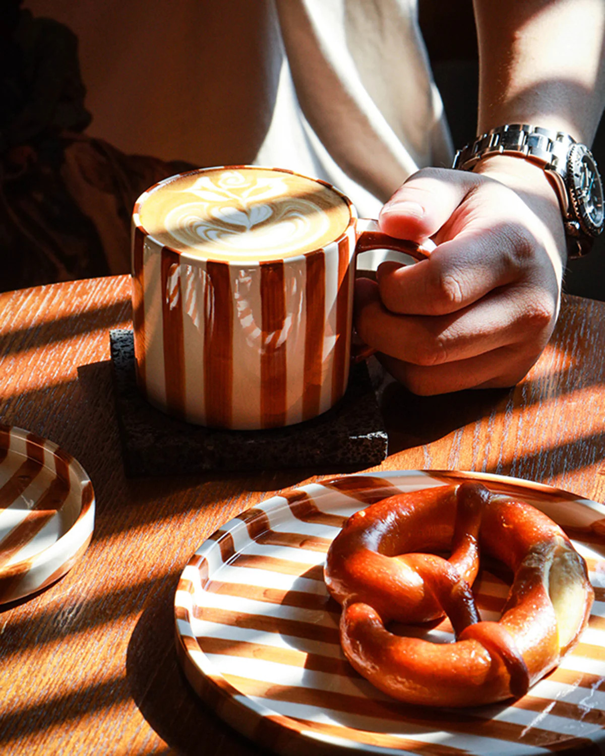 Modern Striped Coffee Cup | Fodory