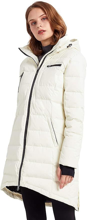 Orolay Women's Down Jacket Coat Mid-Length | Amazon (US)