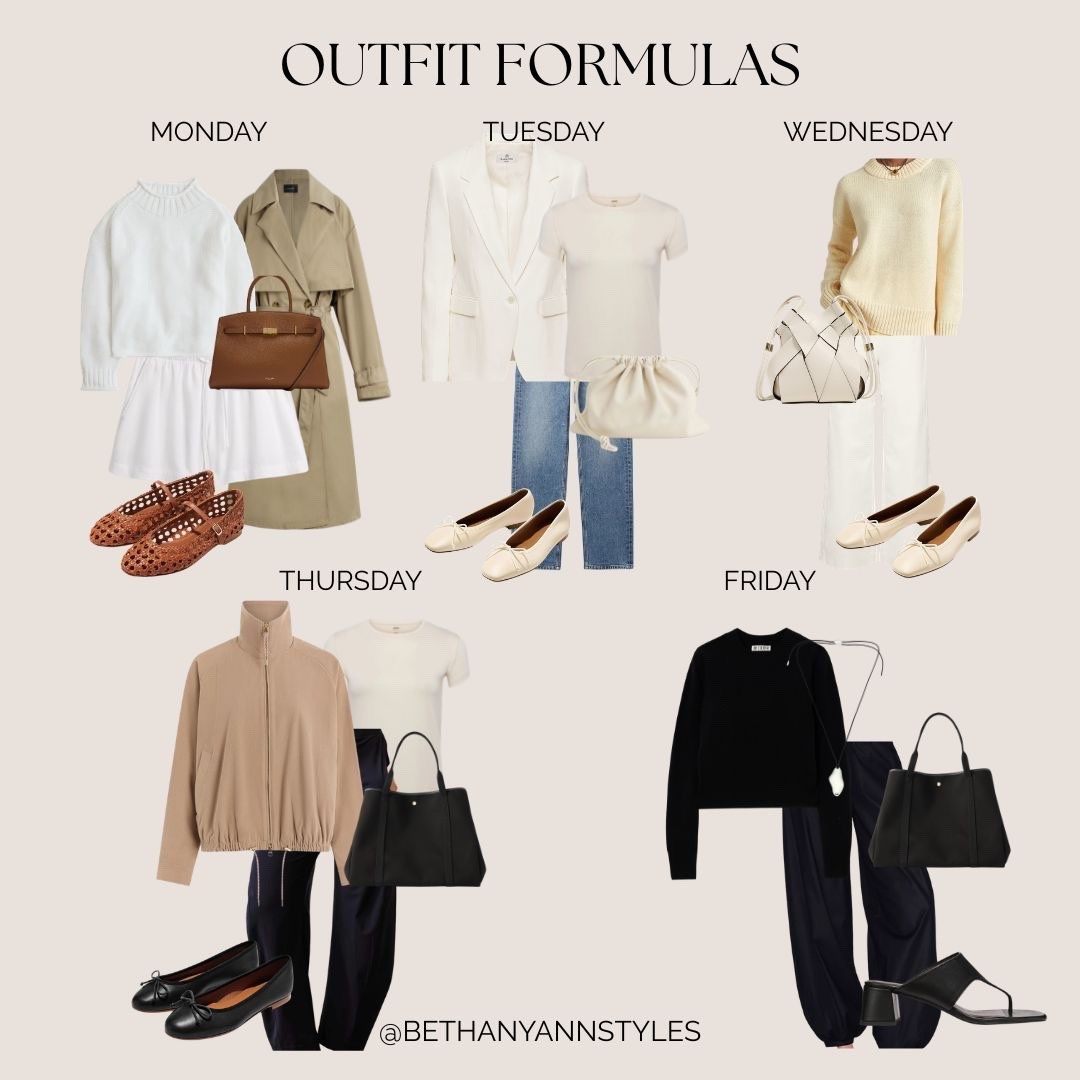 Week 17 of 2026 outfit formulas—effortless combinations designed to make getting dressed simple, confident, and stress-free for the week ahead. #LTKgrwm #LTKootd

