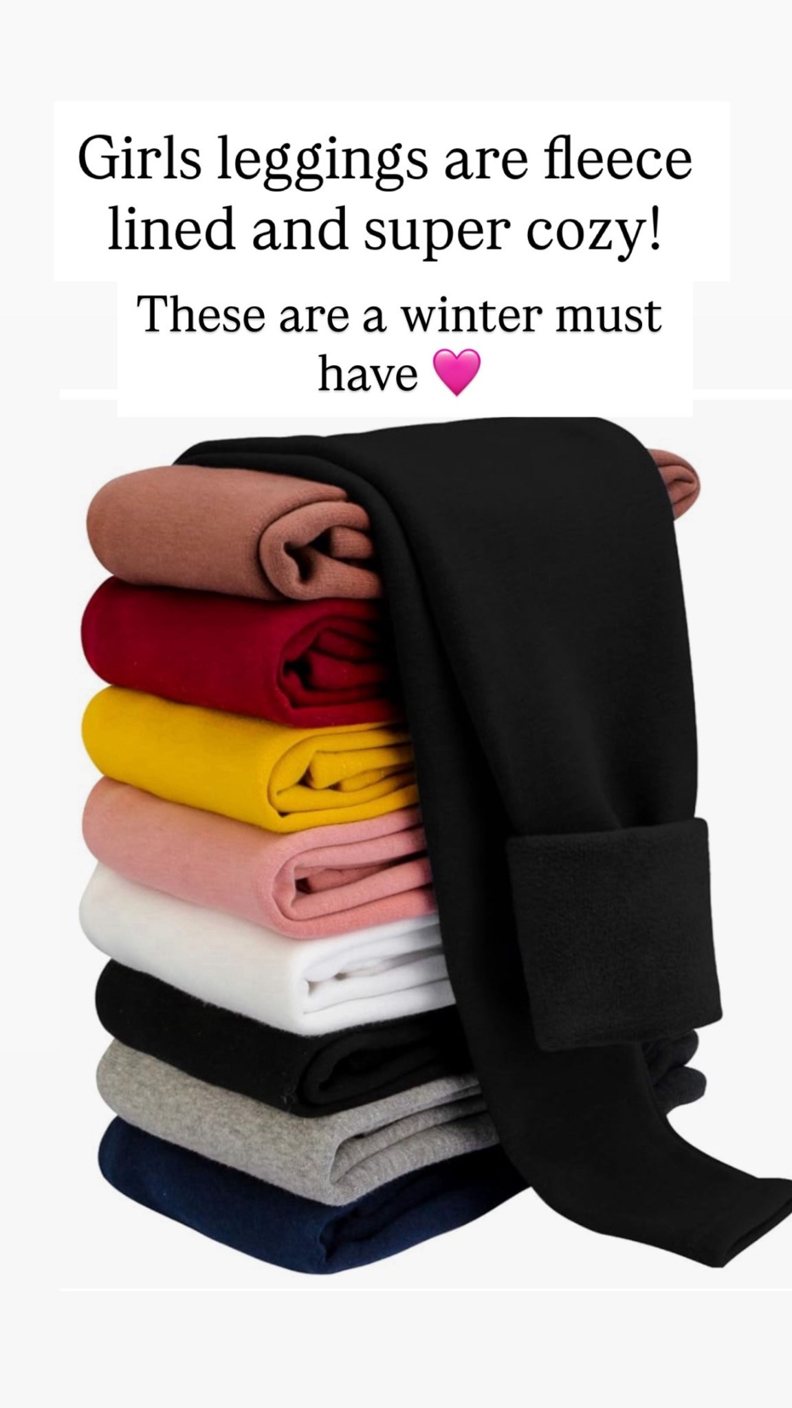 Fleece leggings are a winter must have!!!! 

#LTKKids #LTKHoliday