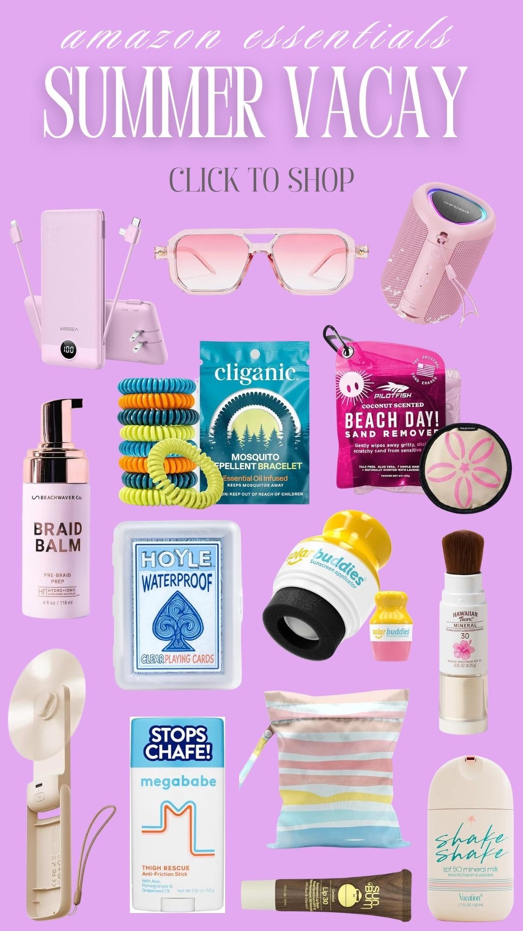 🌴 Amazon summer vacay essentials 🌴
Vacation mode activated ✈️ These Amazon finds are perfect for packing in your suitcase for your next sunny getaway ☀️🏝️
#amazonfinds #vacaymusthaves #summertravel #beachvacay #travelstyle #ltkstyle

#LTKSwim #LTKTravel #LTKActive