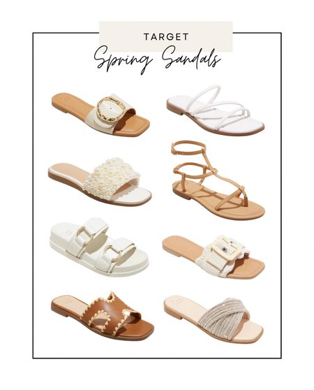 Neutral spring sandals from Target 

#LTKfindsunder50 #LTKshoecrush #LTKxTarget