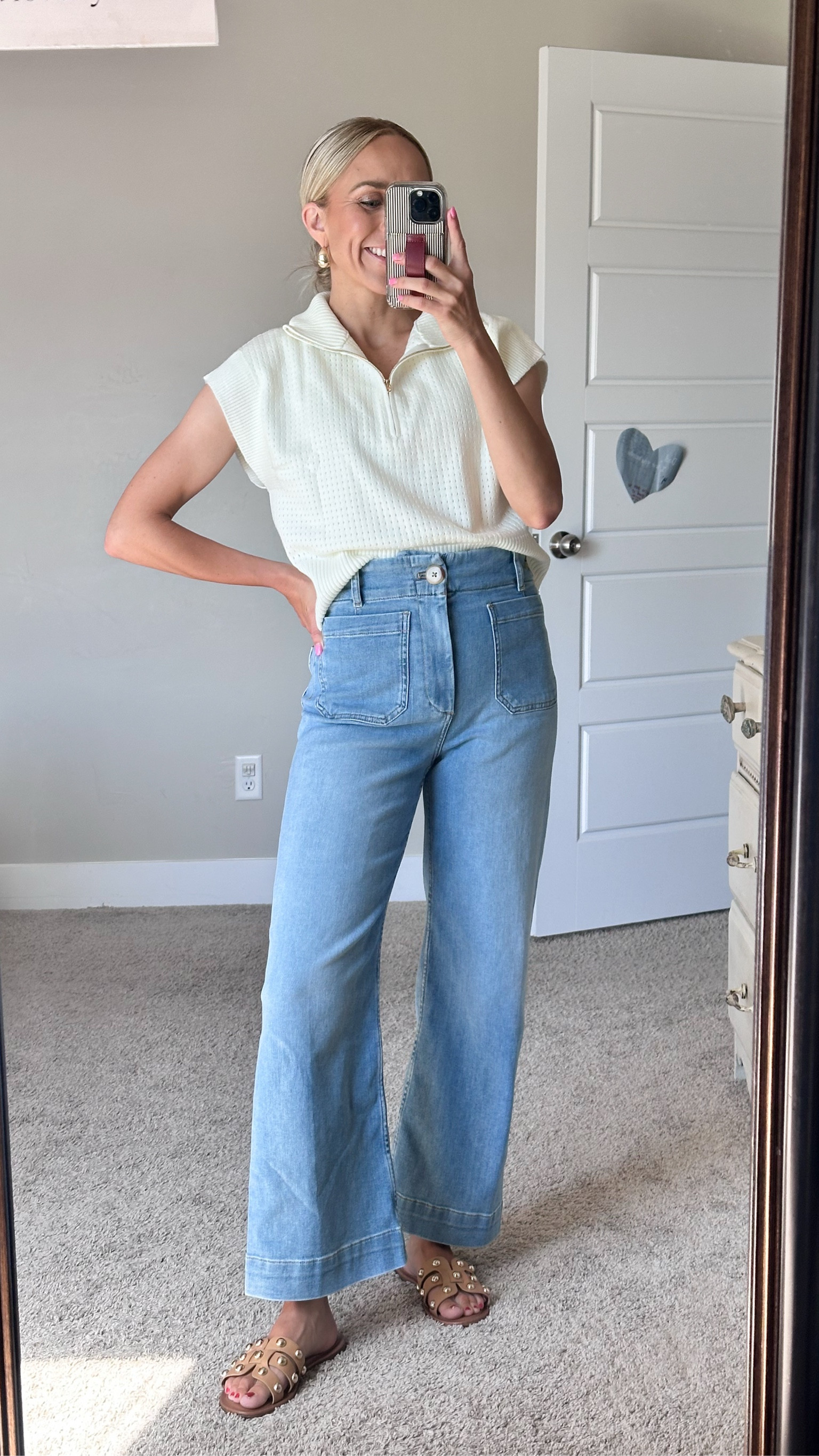 Elevated casual mom outfit! This one is a FAV that can be worn year round. Everything is true to size! 

#LTKStyleTip #LTKSeasonal